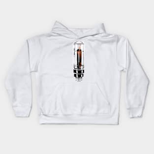 Vintage style vacuum tube illustration Kids Hoodie